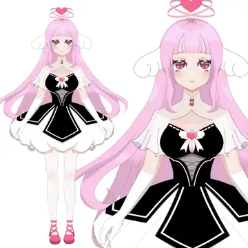 【汎用モデル】ふわふわ天使の女の子